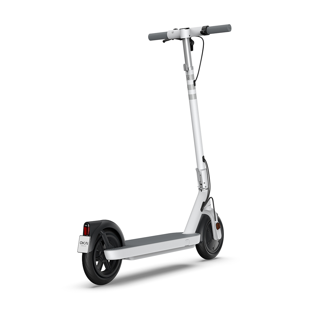 Електросамокат OKAI ES10-NEON Lite 9" 300/600 Вт 7.8 Ah White - Зображення 4