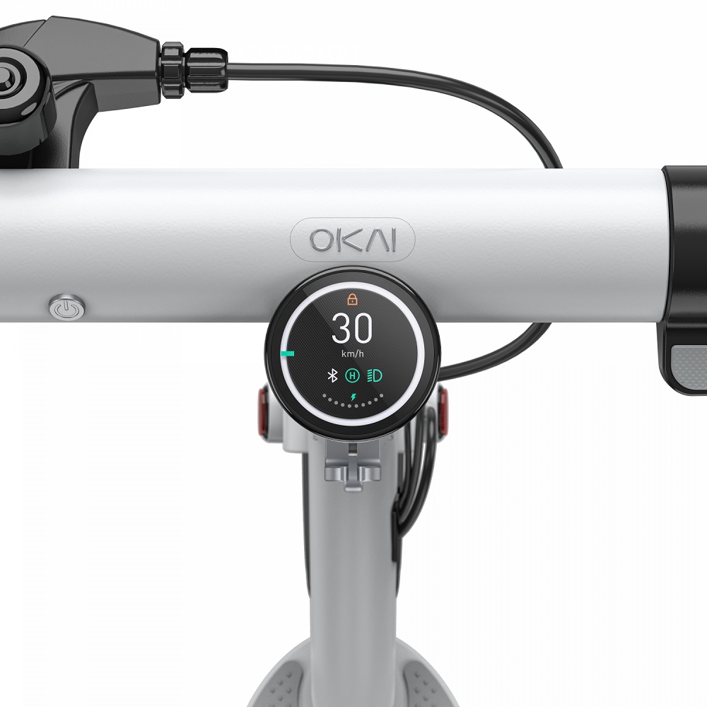 Електросамокат OKAI ES10-NEON Lite 9" 300/600 Вт 7.8 Ah White - Зображення 7