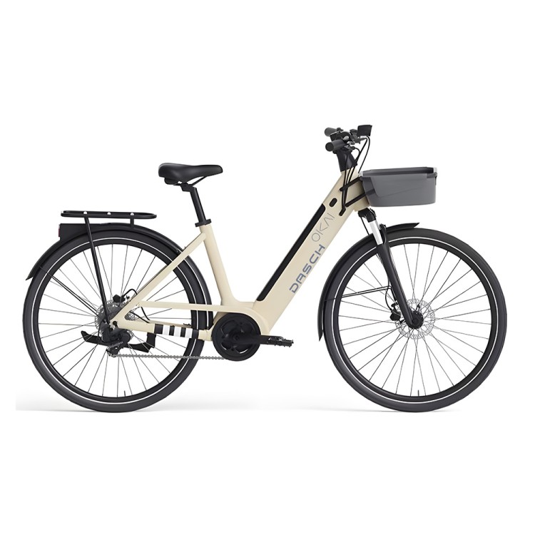 Електровелосипед OKAI 28" 250 W 14.4 Ah Beige