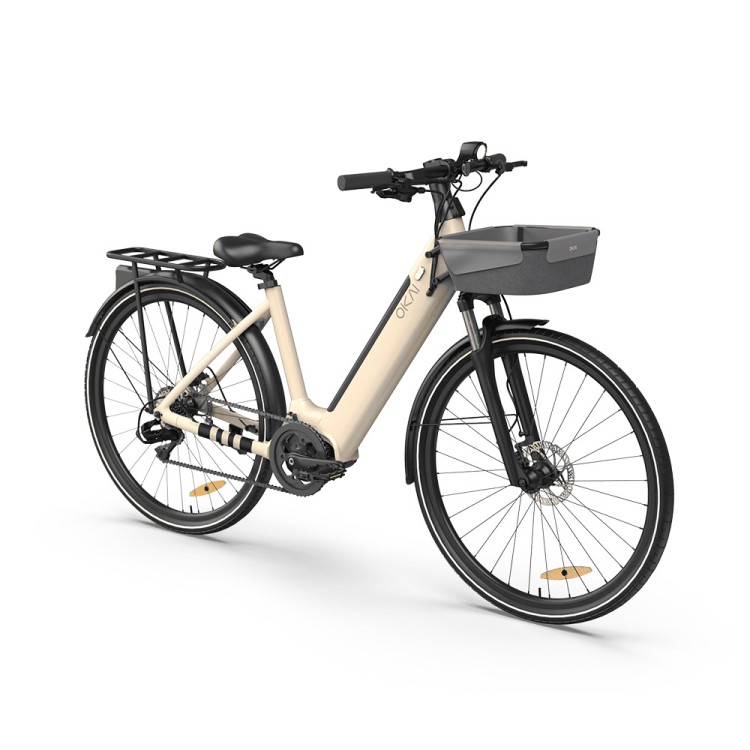 Електровелосипед OKAI 28" 250 W 14.4 Ah Beige - Зображення 3