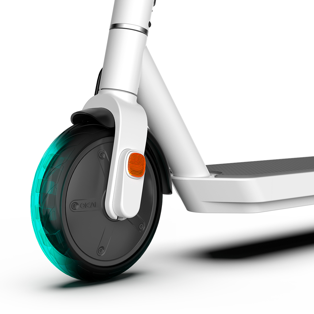 Електросамокат OKAI NEON ES-20 8.5" 300/600 Вт 9.8 Ah White - Зображення 6