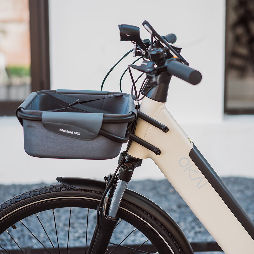 Електровелосипед OKAI 28" 250 W 14.4 Ah Beige - Зображення 9